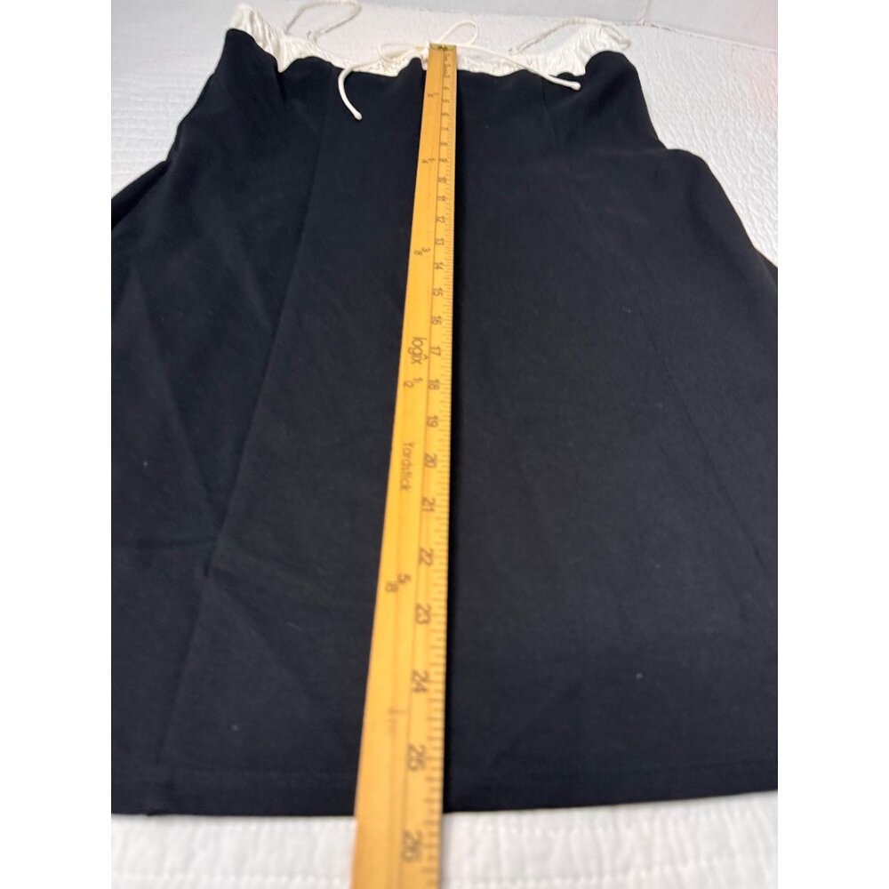 NWT Reformation Sadie Knit Black&White Spaghetti Strap Mini Dress Woman’s Size L - Picture 11 of 11